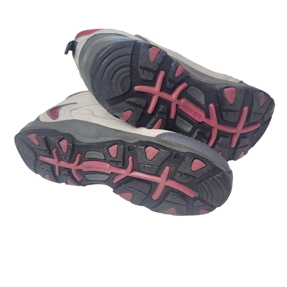 Lands End Womens Snow Suede Trekker Lace Up Boot Black & Grey Size 8 - Picture 5 of 9